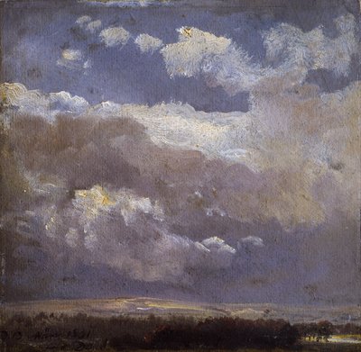 Nubes de tormenta de Johan Christian Dahl